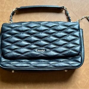 DKNY Black Quilted Women's Bag